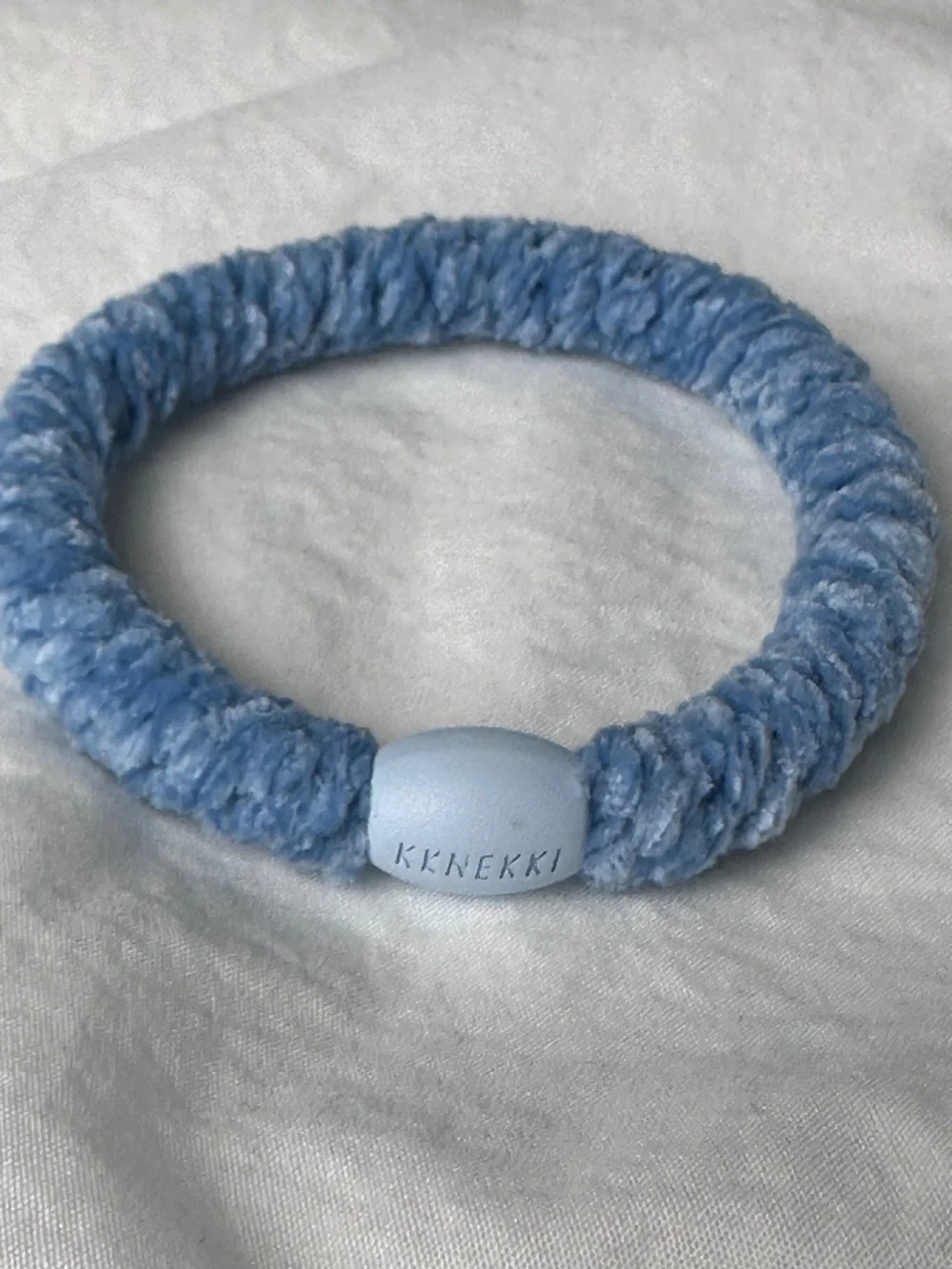 NWT 4-Bundle KKNEKKI Authentic Original Hair Ties Elastics in Blue Lagoon Colors